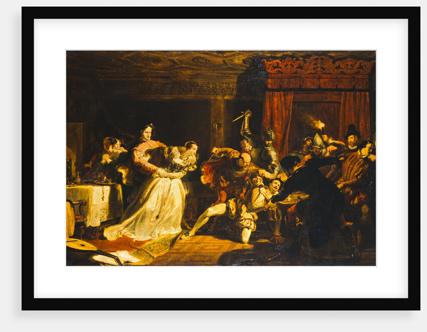 The Murder of David Rizzio by Sir William Allan